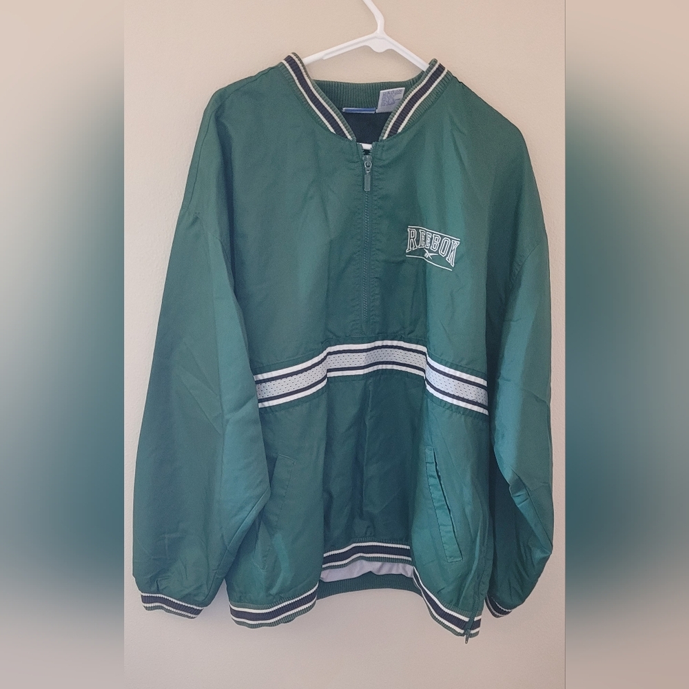 Vintage Reebok Pullover Jacket Large - image 3